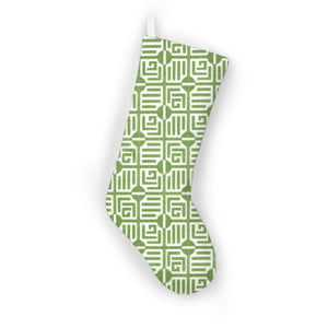 Thibaut Labyrinth Velvet Christmas Stocking