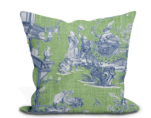 Thibaut Cheng Toile Pillow