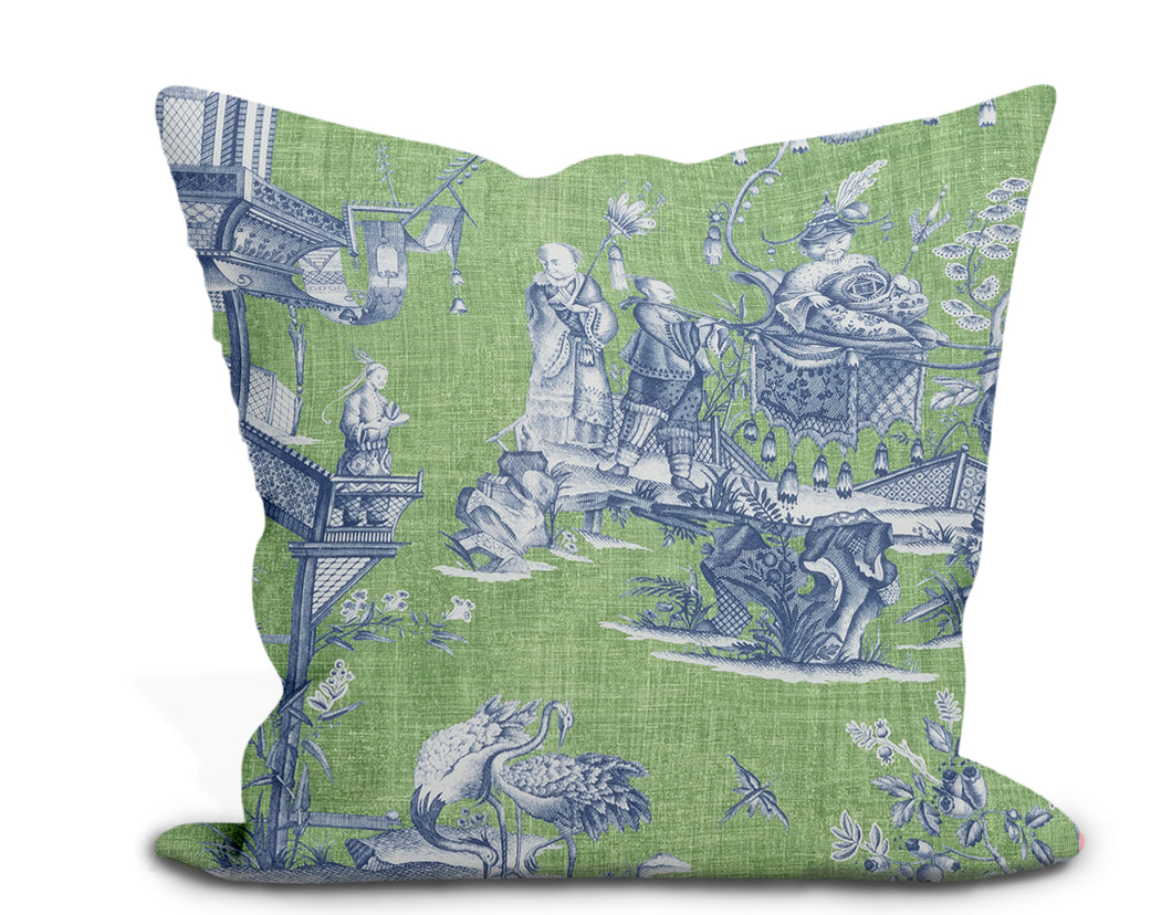 Thibaut Cheng Toile Pillow