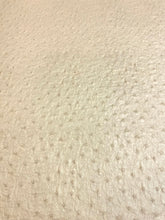Load image into Gallery viewer, Designer Heavy Duty Pearlescent Champagne Cream Ostrich Faux Leather Upholstery Vinyl STA 5152