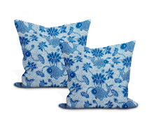 Load image into Gallery viewer, Schumacher Lotus Batik Pillow Cover