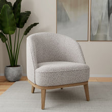 Load image into Gallery viewer, Heavy Duty Off White Grey Cheetah Animal Pattern Upholstery Fabric