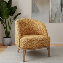 Load image into Gallery viewer, Heavy Duty Mustard Gold Cheetah Animal Pattern Chenille Upholstery Fabric