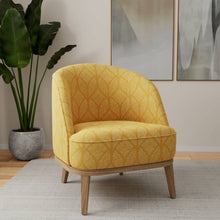 Load image into Gallery viewer, Heavy Duty Fade Resistant Mustard Gold Cream Abstract Upholstery Fabric