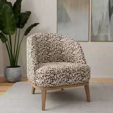 Load image into Gallery viewer, Heavy Duty Beige Brown Cheetah Animal Pattern Upholstery Fabric
