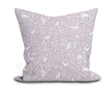 Load image into Gallery viewer, Custom Pillow Cover in Thibaut Outdoor Kindred in Lilac - One Side