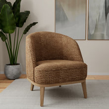 Load image into Gallery viewer, Heavy Duty Mocha Brown Alligator Reptile Chenille Animal Pattern Upholstery Fabric