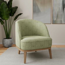 Load image into Gallery viewer, Stain Resistant Sage Green Geometric Chenille Upholstery Drapery Fabric