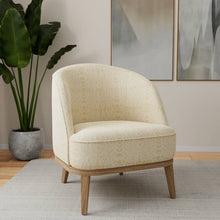 Load image into Gallery viewer, Heavy Duty Yellow Beige Damask Upholstery Fabric
