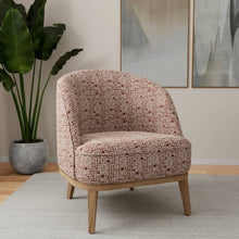 Load image into Gallery viewer, Heavy Duty Rusty Brown Creame Ethnic Geometric Upholstery Fabric
