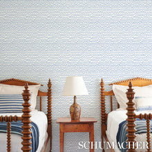 Load image into Gallery viewer, Schumacher Waves Wallpaper 5007462 / Blue