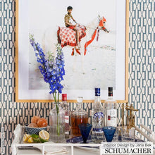 Load image into Gallery viewer, Schumacher Belvedere Wallpaper 5007994 / Orpington Blue