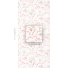 Load image into Gallery viewer, Schumacher Toile De Fleurs Wallpaper 5009123 / Pink