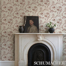 Load image into Gallery viewer, Schumacher Toile De Fleurs Wallpaper 5009124 / Fawn