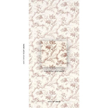 Load image into Gallery viewer, Schumacher Toile De Fleurs Wallpaper 5009124 / Fawn
