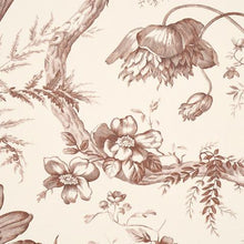 Load image into Gallery viewer, Schumacher Toile De Fleurs Wallpaper 5009124 / Fawn