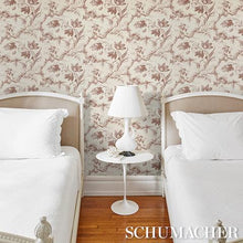 Load image into Gallery viewer, Schumacher Toile De Fleurs Wallpaper 5009124 / Fawn