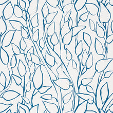 Load image into Gallery viewer, Schumacher Solandra Vine Wallpaper 5010073 / Navy
