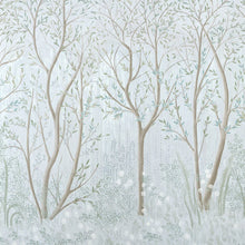 Load image into Gallery viewer, Schumacher Brindille Golden Accented Panel Set Wallpaper 5010923 / Mineral