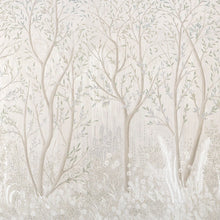 Load image into Gallery viewer, Schumacher Brindille Golden Accented Panel Set Wallpaper 5010924 / Alabaster