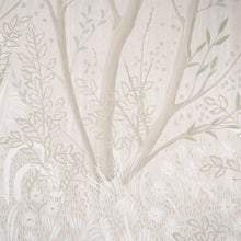 Load image into Gallery viewer, Schumacher Brindille Golden Accented Panel Set Wallpaper 5010924 / Alabaster