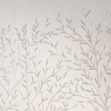 Load image into Gallery viewer, Schumacher Brindille Golden Accented Panel Set Wallpaper 5010924 / Alabaster