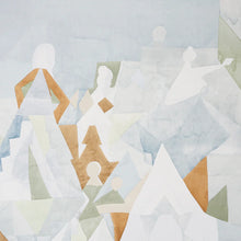 Load image into Gallery viewer, Schumacher Steps Panel Set Wallpaper 5011100 / Sky &amp; Saddle
