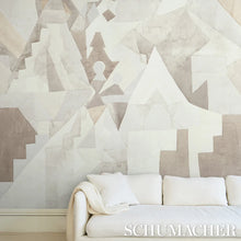 Load image into Gallery viewer, Schumacher Steps Panel Set Wallpaper 5011102 / Argil And Stone