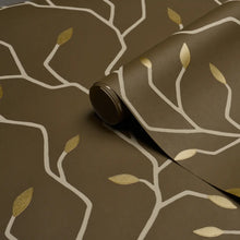 Load image into Gallery viewer, Schumacher Cymbeline Wallpaper 5011385 / Chocolate