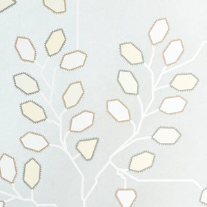 Schumacher Tumble Weed Wallpaper 5011421 / Silver White