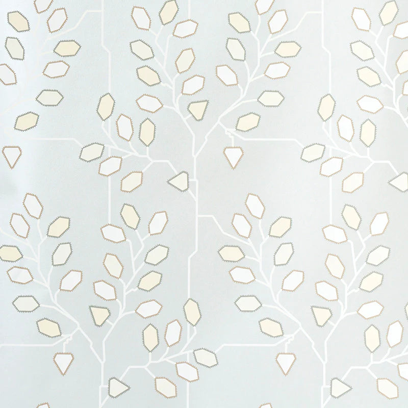 Schumacher Tumble Weed Wallpaper 5011421 / Silver White