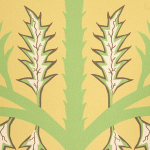 Schumacher Thistle Wallpaper 5011432 / Mustard