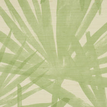 Load image into Gallery viewer, Schumacher Sunlit Palm Sisal Wallpaper 5012042 / Pistachio