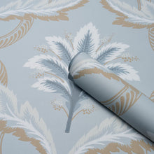 Load image into Gallery viewer, Schumacher Front Waltz Wallpaper 5013152 / Light Blue