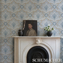 Load image into Gallery viewer, Schumacher Front Waltz Wallpaper 5013152 / Light Blue