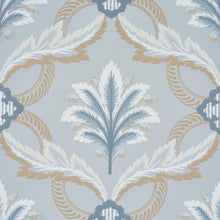 Load image into Gallery viewer, Schumacher Front Waltz Wallpaper 5013152 / Light Blue