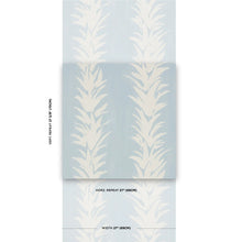 Load image into Gallery viewer, Schumacher White Lotus Wallpaper 5013664 / Soft Blue