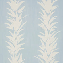 Load image into Gallery viewer, Schumacher White Lotus Wallpaper 5013664 / Soft Blue