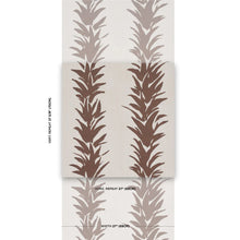 Load image into Gallery viewer, Schumacher White Lotus Wallpaper 5013665 / Cocoa