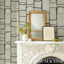 Load image into Gallery viewer, Schumacher Bloomsbury Wallpaper 5013685 / Carbon