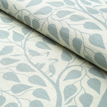 Load image into Gallery viewer, Schumacher Kayon Sisal Panel Wallpaper 5013720 / Soft Blue