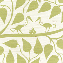 Load image into Gallery viewer, Schumacher Kayon Sisal Panel Wallpaper 5013721 / Soft Green