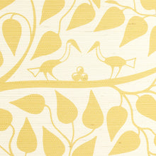 Load image into Gallery viewer, Schumacher Kayon Sisal Panel Wallpaper 5013722 / Soft Yellow