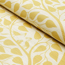 Load image into Gallery viewer, Schumacher Kayon Sisal Panel Wallpaper 5013722 / Soft Yellow