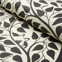 Load image into Gallery viewer, Schumacher Kayon Sisal Panel Wallpaper 5013723 / Black