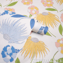 Load image into Gallery viewer, Schumacher Bouquet Toss Wallpaper 5013840 / Pink Lemonade