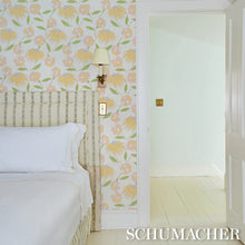 Load image into Gallery viewer, Schumacher Bouquet Toss Wallpaper 5013840 / Pink Lemonade