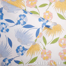 Load image into Gallery viewer, Schumacher Bouquet Toss Wallpaper 5013841 / Afternoon Blue