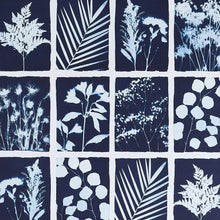 Load image into Gallery viewer, Schumacher Cyanotype Panel Wallpaper 5013881 / Indigo