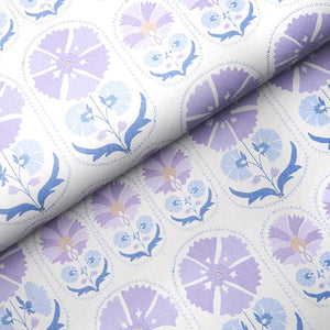 Schumacher Anjuna Floral Wallpaper 5014111 / Lilac